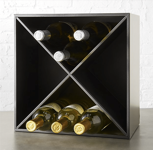 cb2 wine rack