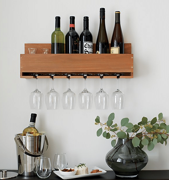 Crate and Barrel wine rack