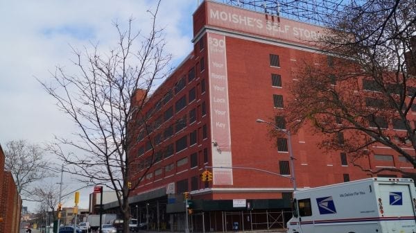 building at moishes self storage in new york city