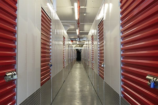 hallway at moishes self storage in new york city