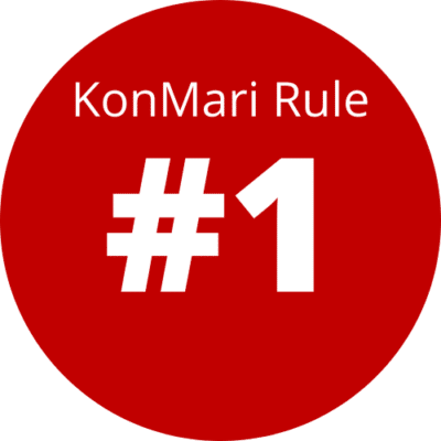 Rule 1 of the KonMari method: Commit yourself to tidying up