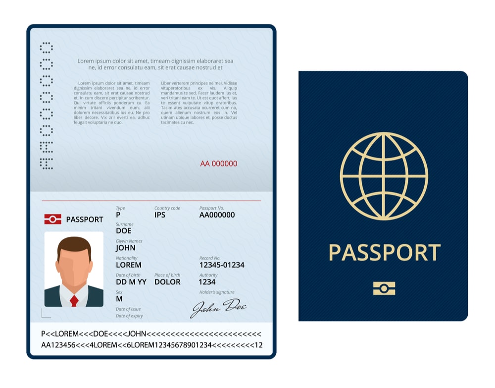 passport off a moving truck