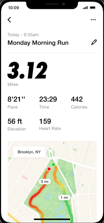 is nike running app accurate calories